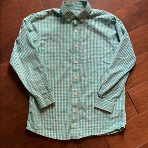 Vineyard Vines-  Green plaid- Sz M (12-14)